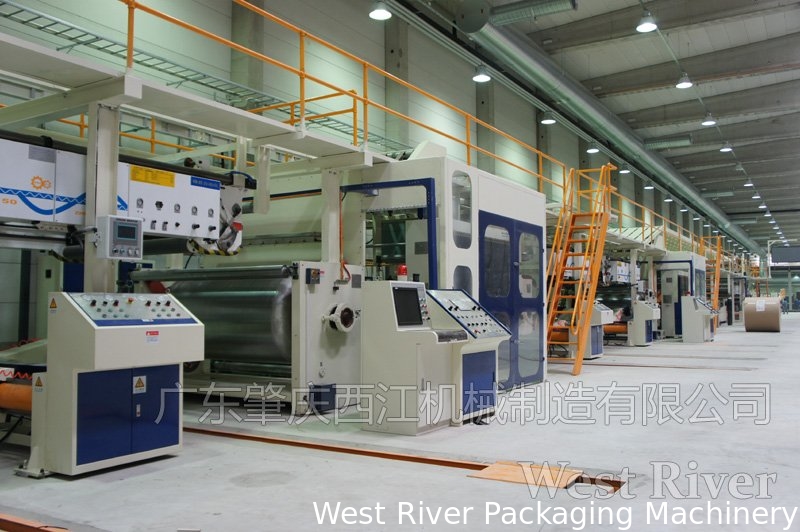 Fully-Automatic 5 ply Corrugated Cardboard Production Line