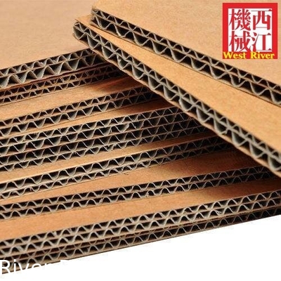 Advanced 5-layer-corrugated-cardboard-manufacturing-system for processing of 1200-3000mm kraft paper