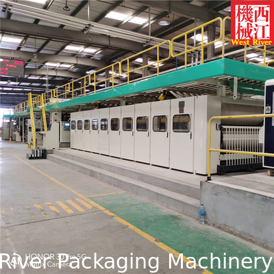 2Ply 3Ply 4Ply 5Ply Complete Corrugators Equipment For Cardboard Carton Box Making Multi Function Line
