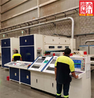 Cut off and stacker Fully Automatic 5-Layer Corrugated Cardboard Manufacturing System