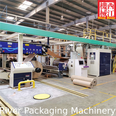 Cost-Effective Two-Ply Corrugated Single Face Production Line - 0.4mm - 7mm Thickness