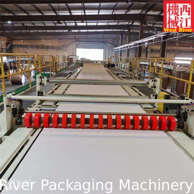 Stacker Swing Or Down Stacker Option 2Ply Corrugated Single Face Production Line