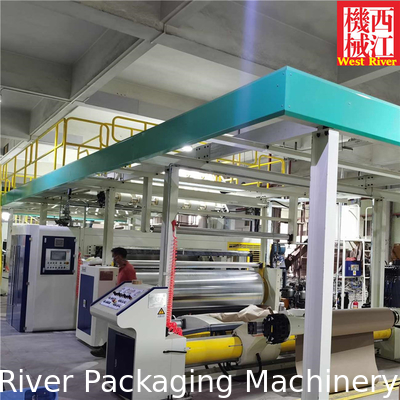 20-90KW Two-Layer Corrugated Single Face Production Line for High-capacity Production