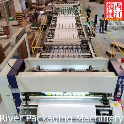 Stacker Swing Or Down Stacker Option 2Ply Corrugated Single Face Production Line