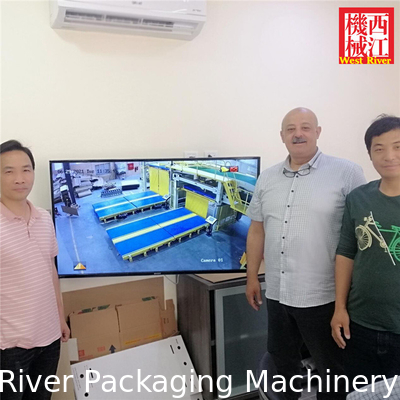 Fully Automatic PLC Double Layers Cardboard Down Stacker Stacking Machine Servo Contorl
