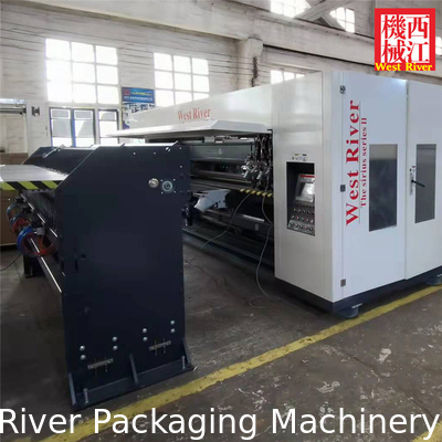 Fully Automatic 7 ply Corrugated cardboard production line-Slitter scorer