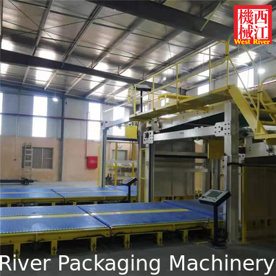 Fully Automatic PLC Double Layers Cardboard Down Stacker Stacking Machine Servo Contorl