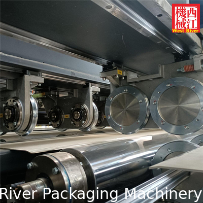 Fully Automatic 7 ply Corrugated cardboard production line-Slitter scorer