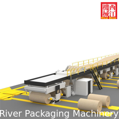 Automatic 5 Ply Complete Corrugation Cardboard Making Machine ERP SYSTEM High Quality