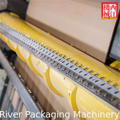 Single Layer NC servo CUT OFF Machine For Corrugated Cardboard  Line