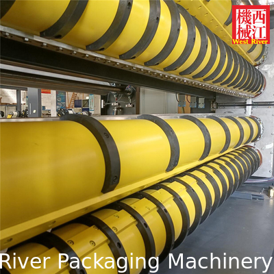 Fully Automatic 7Ply 9Ply Heavy Weight Corrugated Package Machines High Quality Cardboard Carton Box Making Machine