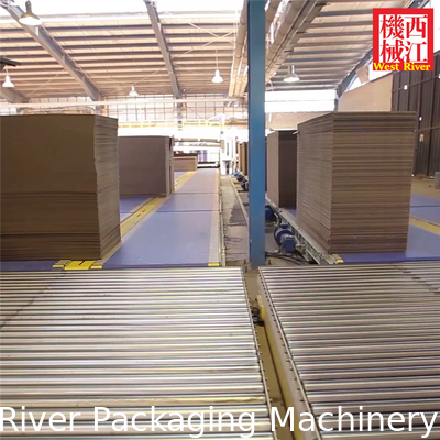 Fully Automatic 7Ply 9Ply Heavy Weight Corrugated Package Machines High Quality Cardboard Carton Box Making Machine