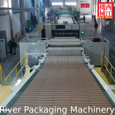 Automatic 5 Ply Complete Corrugation Cardboard Making Machine ERP SYSTEM High Quality