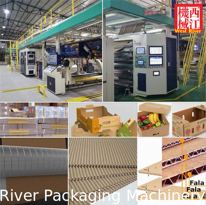 Servo Control 3,5,7Ply Glue Machine For Corrugation Machines