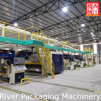 7Ply Fully Automatic Corrugated Cardboard Production Line with Newest System 100-350m/min AAA flutes
