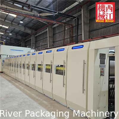 Temperature Control Double Facer Energy-Saving Baker Corrugated Pack Box Machine