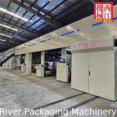 1/2/3 Layer Span Bridge, Automatic Tension Control, Cardboard Alignment and Web Guiding System