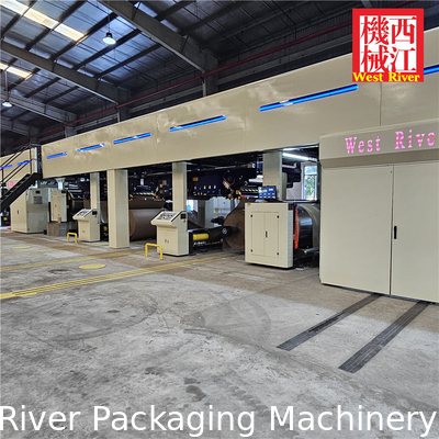 Fully Automatic 7Ply 9Ply Heavy Weight Corrugated Package Machines High Quality Cardboard Carton Box Making Machine