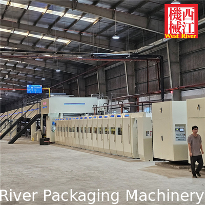 Temperature Control Double Facer Energy-Saving Baker Corrugated Pack Box Machine