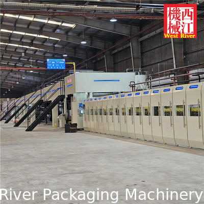 3 5 7 Ply Flute Corrugated Cardboard Carton Box Making Machine Production Line for Package