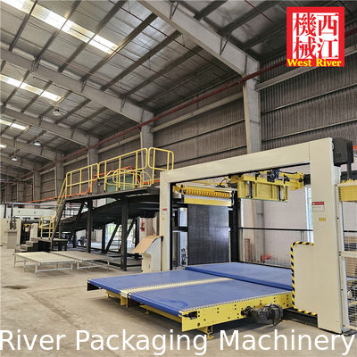 High Speed Corrugated Carton Box Package Making Machine Production Line