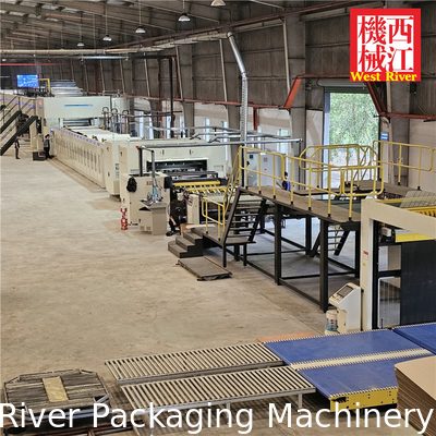 Fully Automatic 7Ply 9Ply Heavy Weight Corrugated Package Machines High Quality Cardboard Carton Box Making Machine