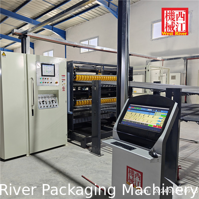 High Presicion Four Direct Drive Computer Helical Knife Cut-off Corrugated Cardboard Cutte