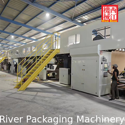 Fully Automatic 7Ply Complete Corrugators Equipment Wet End and Dry End Machine for Colorful Package Carton box Making