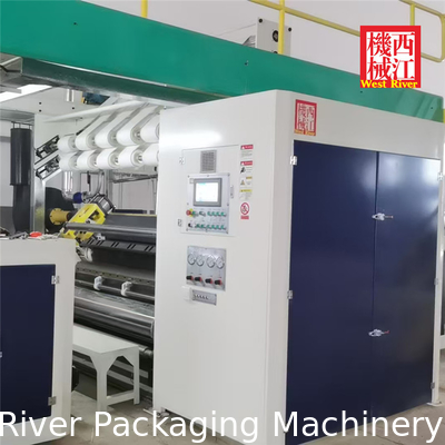Complete 2 Ply E F G Flute Corrugated Color Carton Box Machine Production Line Rewinder