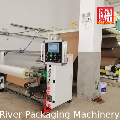 Complete 2 Ply E F G Flute Corrugated Color Carton Box Machine Production Line Rewinder
