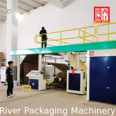 Automatic Rewinder - Single Face Cardboard Rewinding Machine - Corrugated 2Ply Paper Roll Rolling