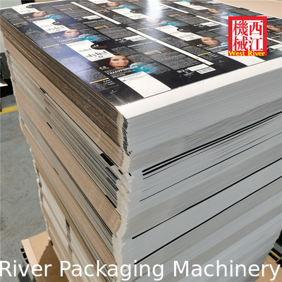 B,E,F Flute 2 ply Corrugated single face AUTO production line Export for seafood package