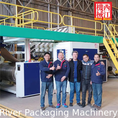 Automatic Rewinder - Single Face Cardboard Rewinding Machine - Corrugated 2Ply Paper Roll Rolling