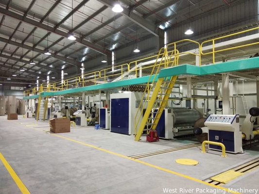 Smart 3.0 3Ply 5Ply Corrugated cardboard production line C B E Flutes width 2500mm Speed 250M/min Carton Packing Machine