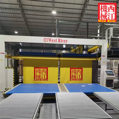 Fully Automatic PLC Double Layers Cardboard Down Stacker Stacking Machine Servo Contorl