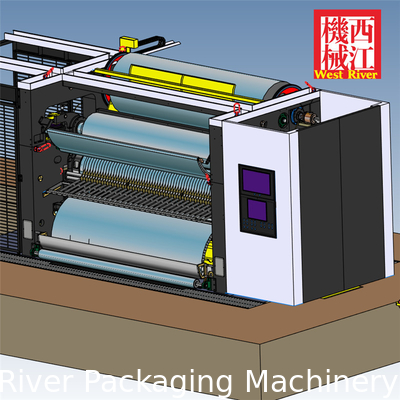 Fixed type vacuum single facer - Cardboard Package Machine