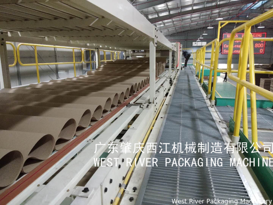 Samsung TV Package 5Ply Corrugated Cardboard Production Line Energy Saving Type
