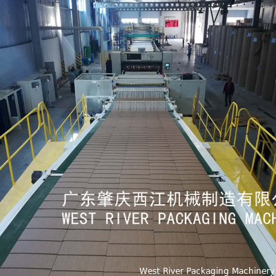 Samsung TV Package 5Ply Corrugated Cardboard Production Line Energy Saving Type