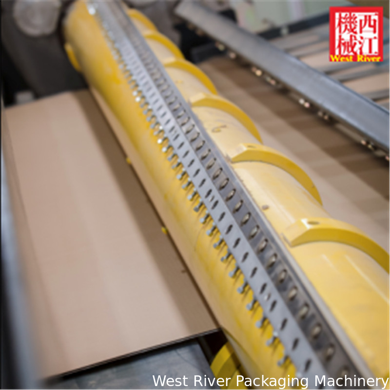 Computer Cut-off Corrugated Cardboard Helical Knife Cutter-- High Presicion Four Direct Drive