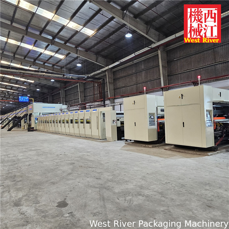 Thin Blade Slitter Scorer by  Computer Controlled for Corrugated Cardboard Slitting