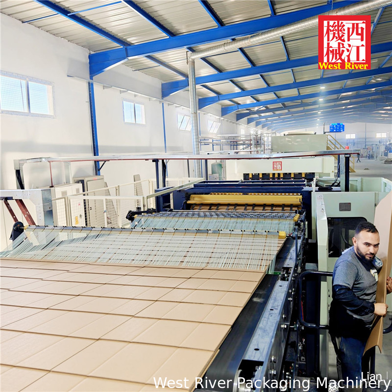 Fully Automatic 7Ply Complete Corrugators Equipment Wet End and Dry End Machine for Colorful Package Carton box Making