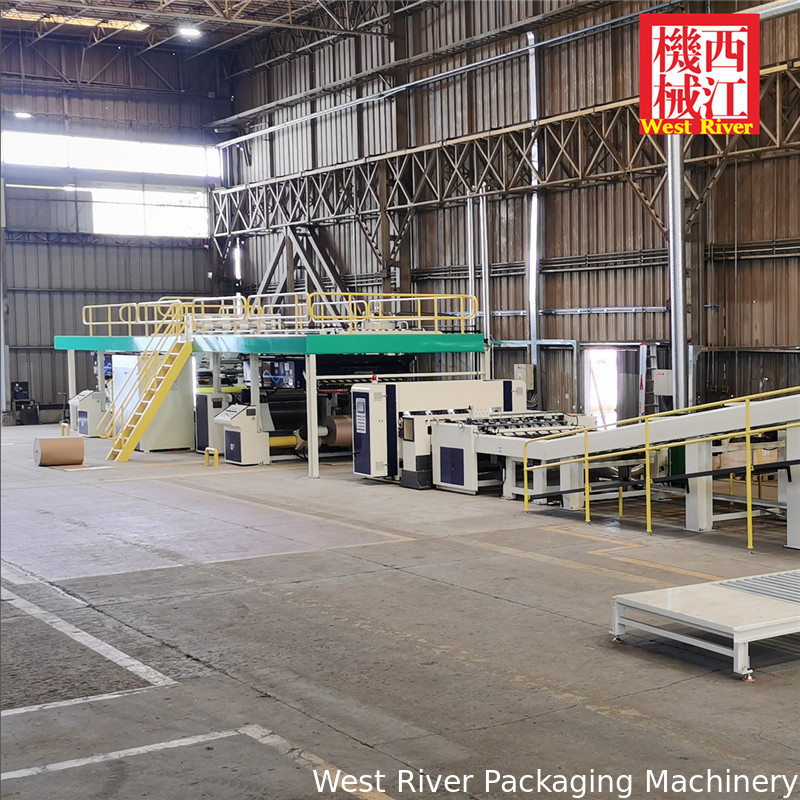 Smart 2.0 Series 2Ply Single Face Board Flower Package Complete Paper Corrugator Machines for