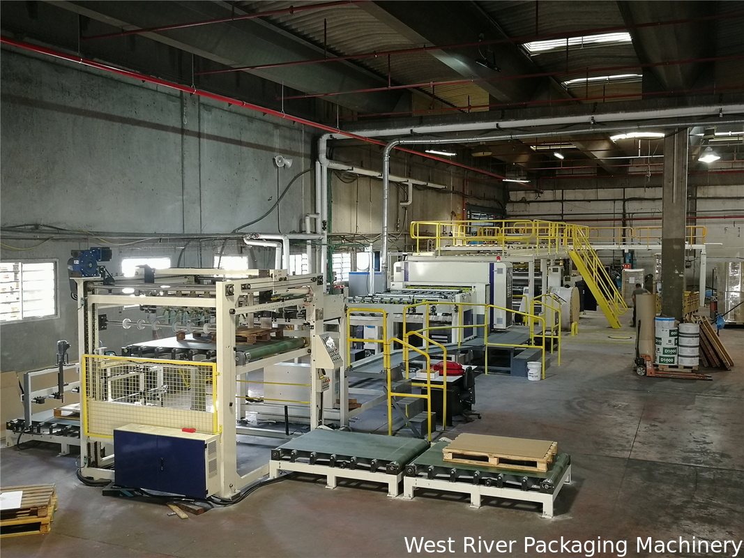 2Ply Single Face Corrugation  Machines--Corrugated Equipment Full-Auto Down Stacker