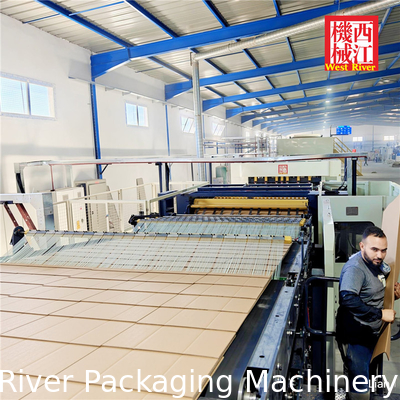 Fully Automatic 5Ply Complete Corrugators Preprint Corrugated Cardboard Production Line